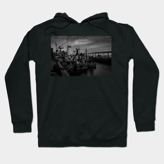 North Shields Fish Quay Hoodie by axp7884